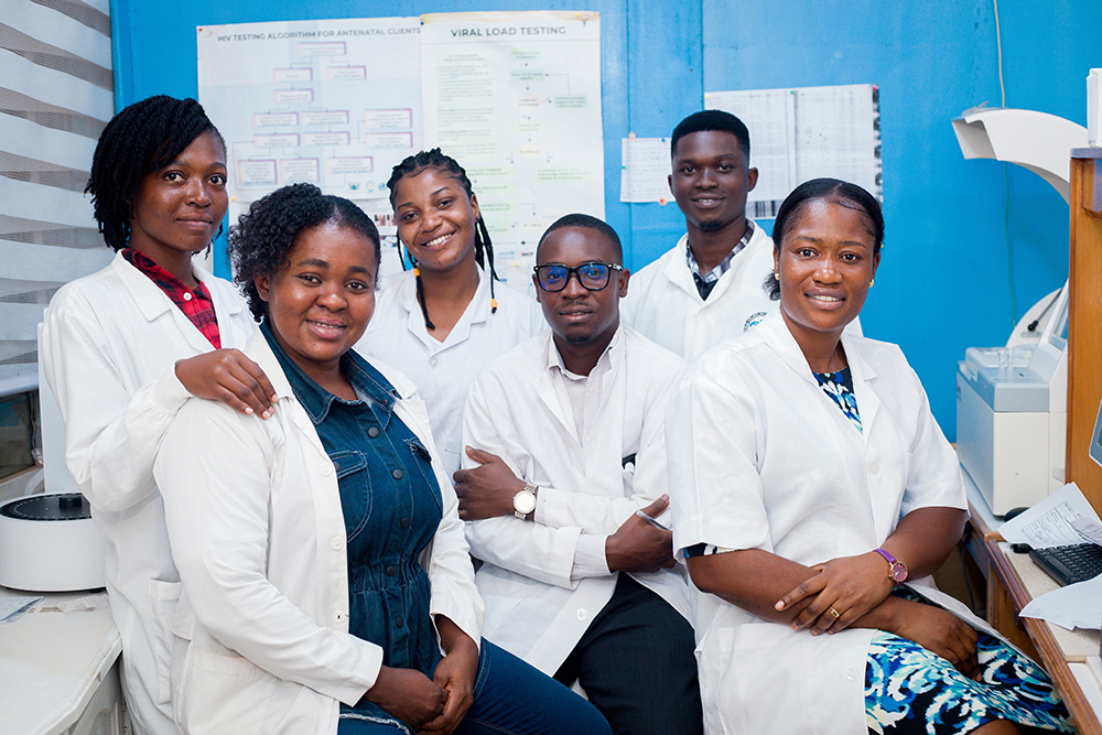 Atasemanso Hospital Doctor consulting with patients and visitors - quality patient care